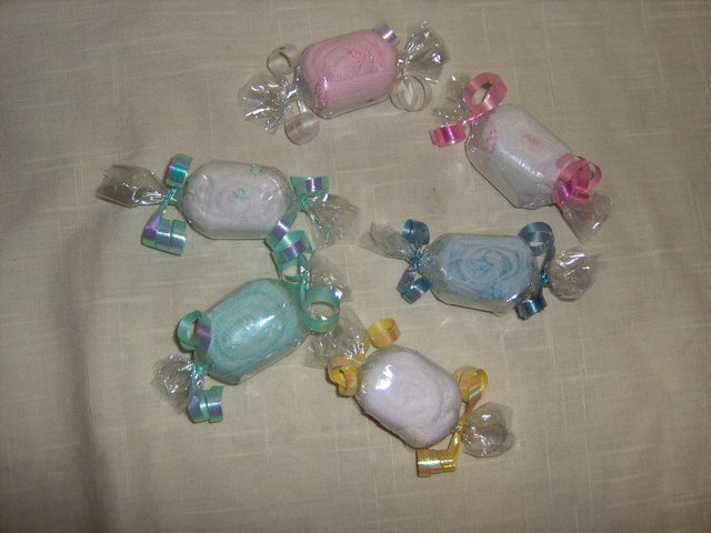 Baby Washcloth Candy (6 Pieces)